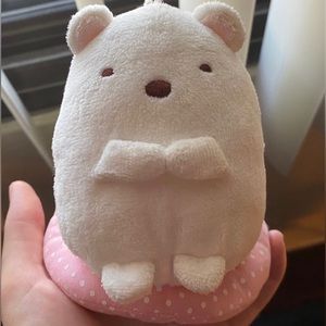 San-X 2017 Shirokuma Summiko Gurashi Plush Keychain Sanrio